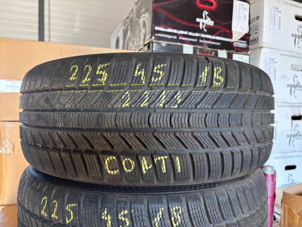 225/45 r18 Continental 2023 8mm tligumi 2db elad 225/45r18
