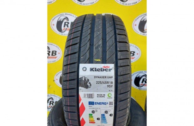 225/45 r18 Új Kleber nyári 2024, 50000ft/db