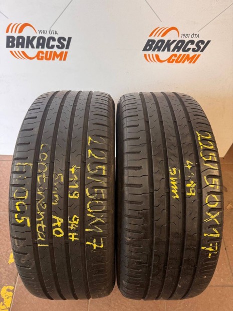 225/50R17 225 50 17 225/50x17 Continental nyári gumi eladó