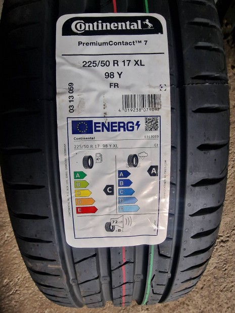225/50R17 98Y 4DB új Continental Premiumcontact 7 nyárigumi