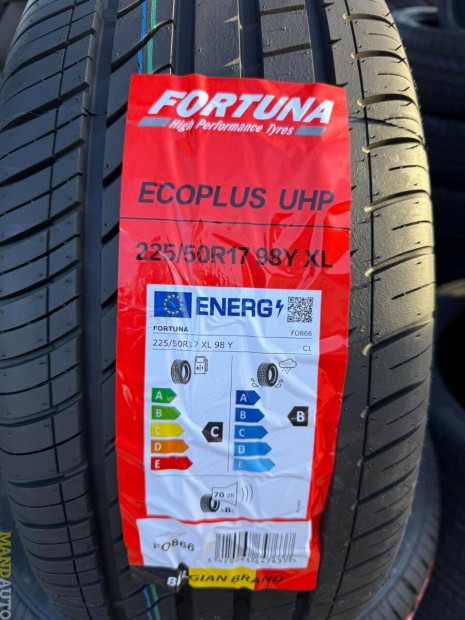 225/50R17 Fortuna Ecoplus UHP(XL),Új nyárigumi