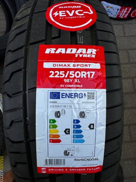 225/50R17 RADAR Dimax Sport EVC(XL)