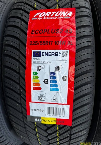 225/55R17 Fortuna Ecoplus2 4Season,Új négy évszakos gumi