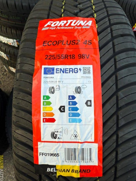 225/55R18 Fortuna Ecoplus2 4Season,Új négy évszakos gumi