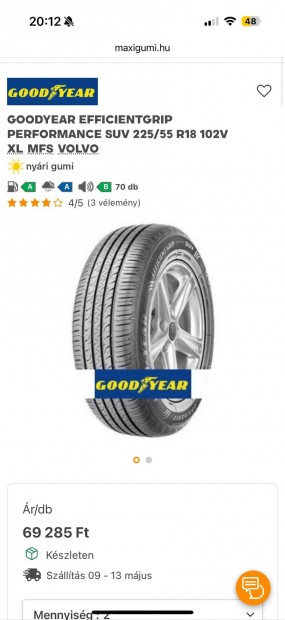 225 55 18 Goodyear