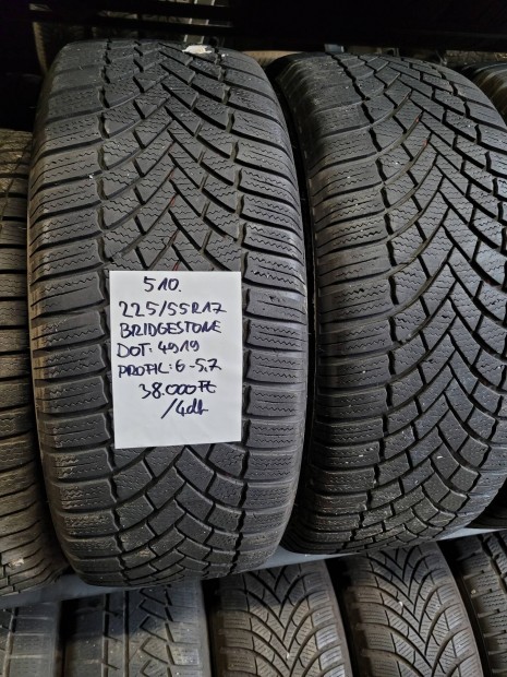 225/55 R17 Bridgestone tli gumik