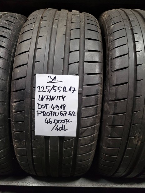 225/55 R17 Infinity nyári gumik