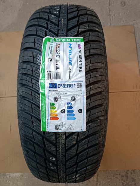 225/55 r17 101 V XL Nexen Nblue 4season négyévszakos gumi garnitúra