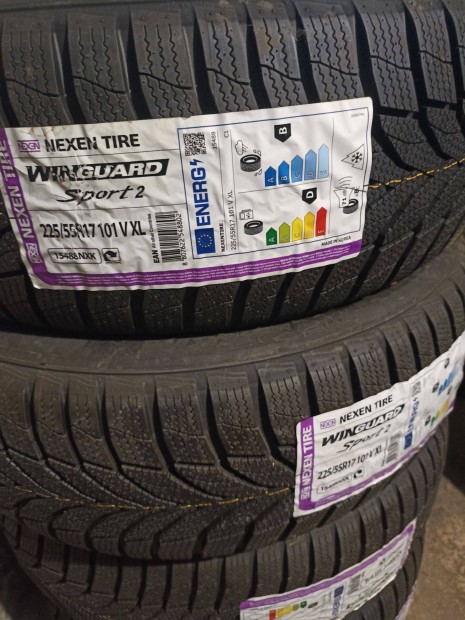 225/55 r17 101v XL Nexen winguard sport 2 tligumi garnitra