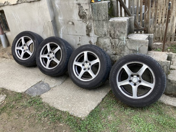 225/55r16 nyári gumi 5x112 alufelni