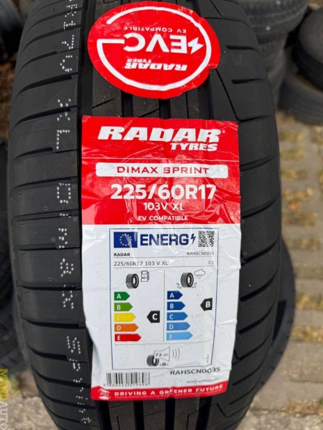 225/60R17 RADAR Dimax Sprint EVC(XL)