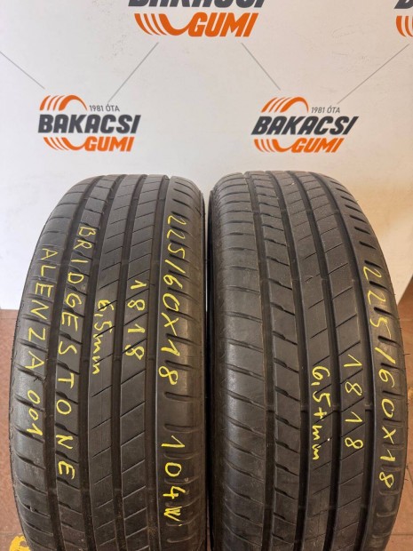 225/60R18 225 60 18 225/60x18 Bridgestone nyári gumi eladó