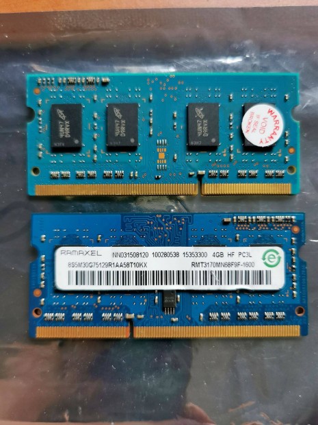 22/2 Remaxel RMT3170MN68F9F 8gb 3 hnap garancia PC3L DDR3 ram memria