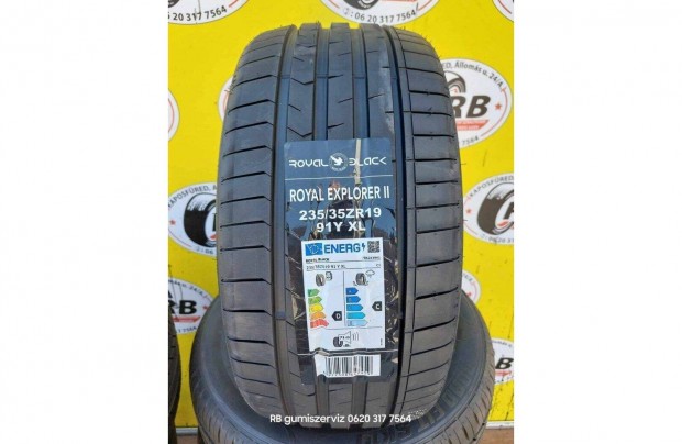 235/35 r19 Black Royal j nyrigumi 23 000 Ft/db