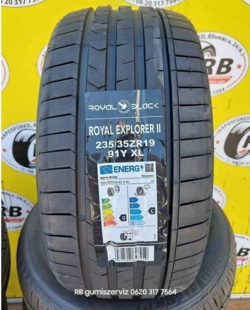 235/35 r19 Black Royal j nyrigumi 27 000 Ft/db