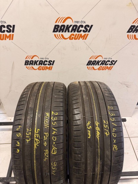 235/40R18 235 40 18 235/40x18 Pirelli nyári gumi eladó