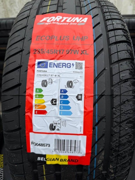 235/45R17 Fortuna Ecoplus UHP(XL),Új nyárigumi