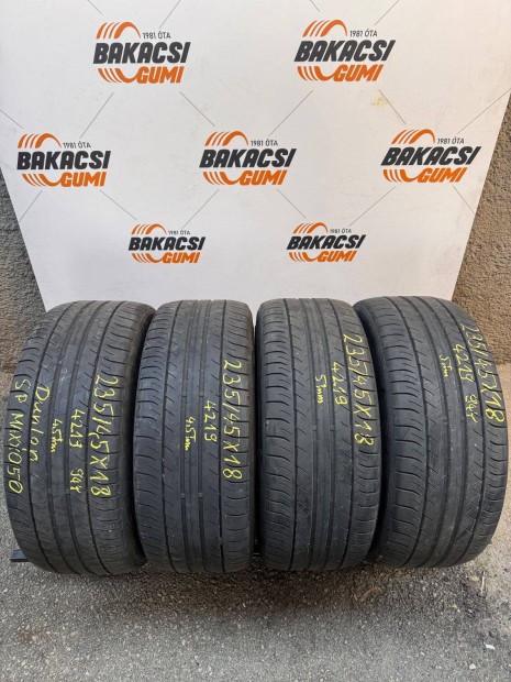 235/45R18 235 45 18 235/45X18 Dunlop nyrigumi elad