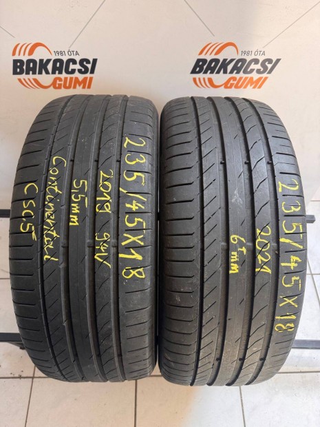 235/45R19 235 45 19 235/45x19 Continental nyári gumi eladó