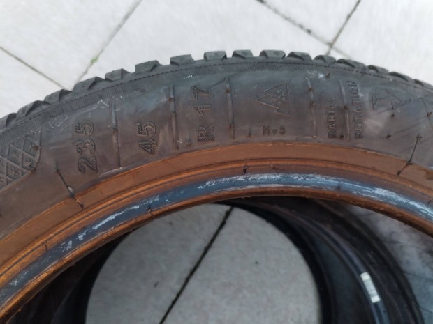 235 45 17 kleber 235/45 R 17 téli gumi 2 db 2023.43.hét