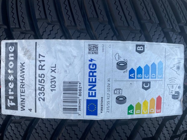 235/55R17 4db új téli Firestone 235 55 17