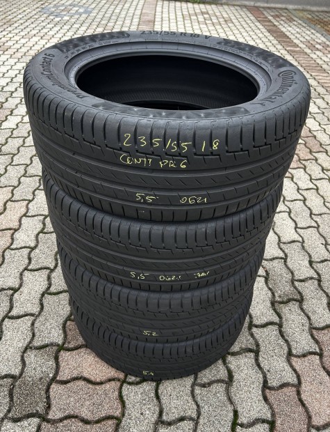 235/55R18 4db Continental nyári Premiumcontact 6 235/55 R18 235 55 18