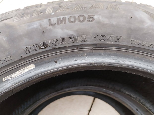 235 55 18 bridgestone 235/55 R 18 téli gumi 2 db 2021.46.hét