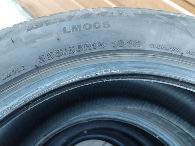 235 55 18 bridgestone 235/55 R 18 téli gumi garnitura