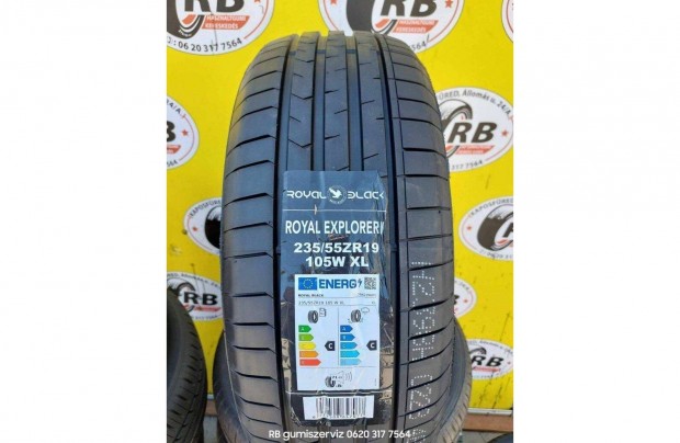 235/55 r19 Black Royal j nyrigumi 28 000 Ft/db