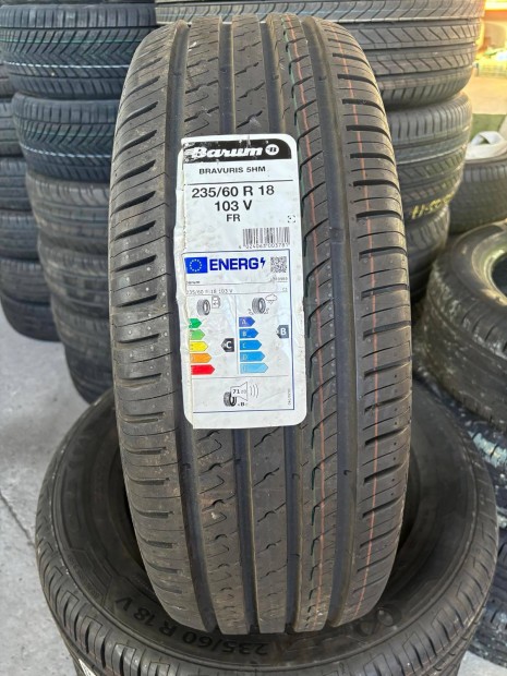 235/60R18 235/ 60 R18 új Barum nyári gumi ÁR/db Dot23
