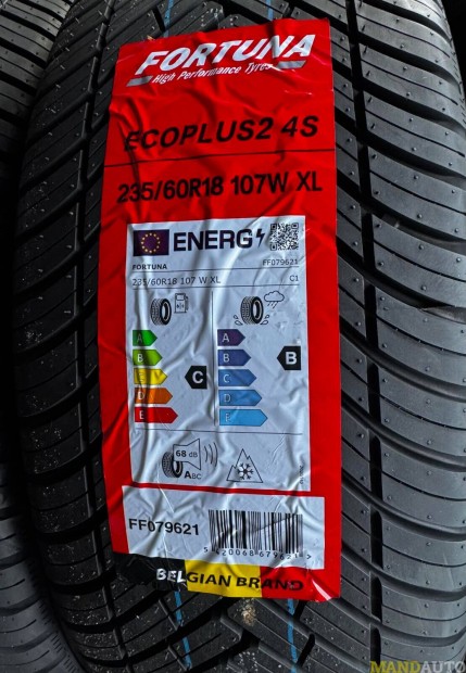 235/60R18 Fortuna Ecoplus2 4Season,Új négy évszakos gumi