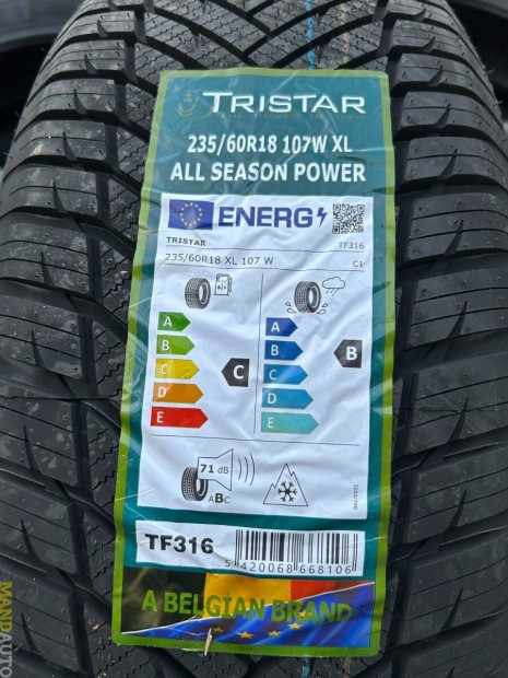 235/60R18 Tristar All Season Power,j ngy vszakos gumi