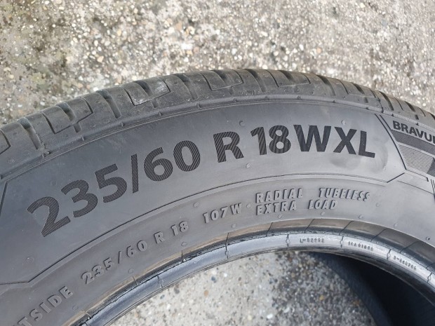 235/60 R18 barum bravuris 5 nyárigumi 2022-es 1.000km új állapot