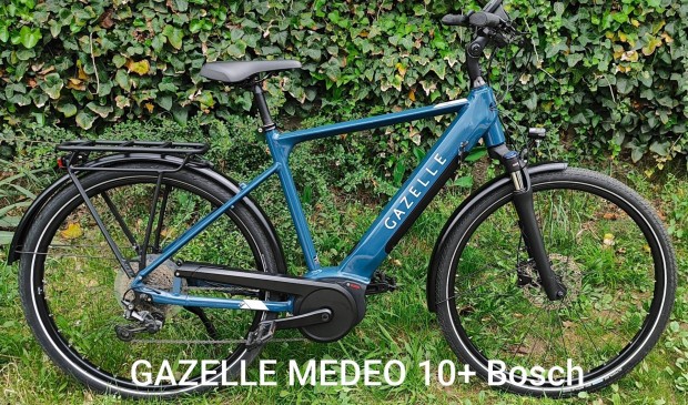 236 km, Gazelle Medeo 10+ Bosch motoros e-bike 
