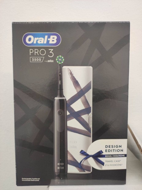 23ezres Oral B pro 3 fekete elektromos fogkefe ajndk utaztokkal