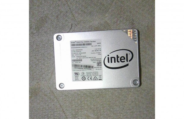 240Gb-os Intel SATA3 prmium SSD alig hasznltan. Postzom is!