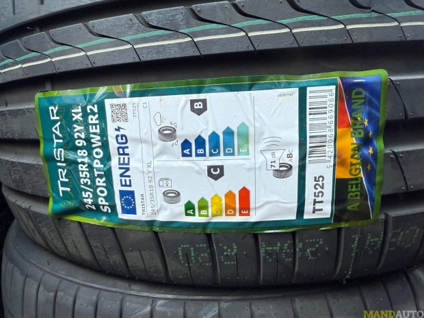 245/35R18 Tristar Sportpower2(XL),Új nyárigumi