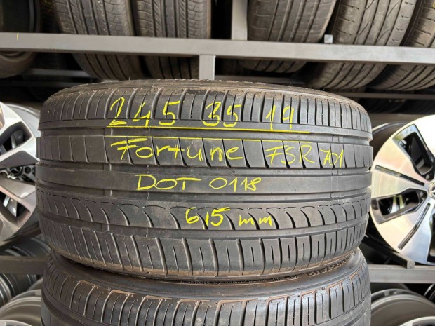 245/35 r19 Fortune 6,5mm nyárigumi 2db eladó 245/35r19