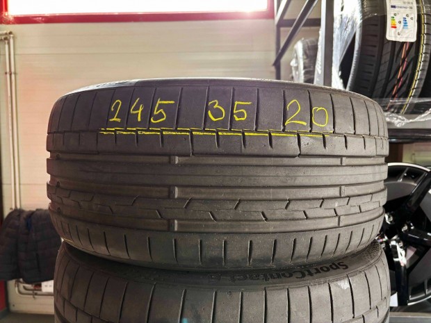 245/35 r20 Continental 6mm nyárigumi 2db eladó 245/35r20