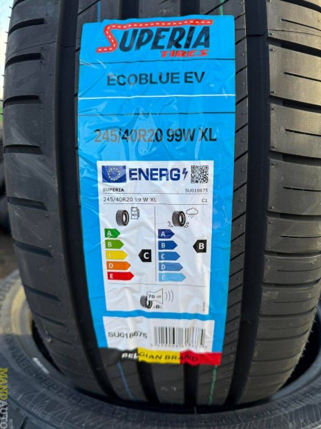 245/40R20 Superia Ecoblue EV(XL),Új nyári gumi