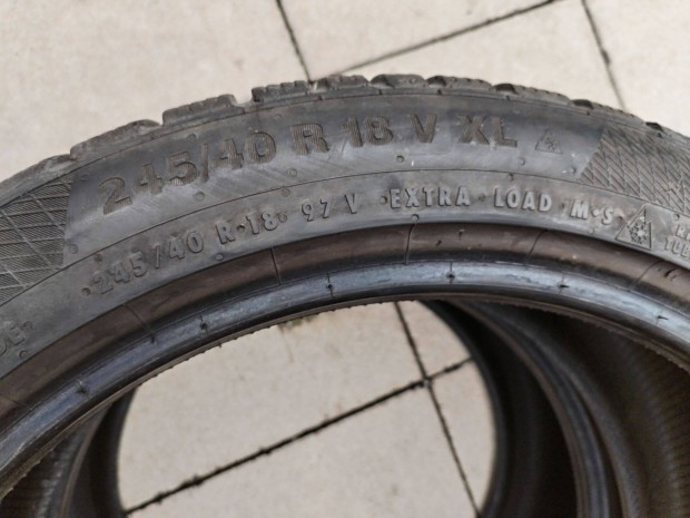 245 40 18 continental autgumi 2 db 7 mm