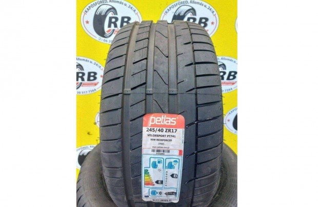 245/40 r17 j Petlas nyri 2020 28000 Ft/db