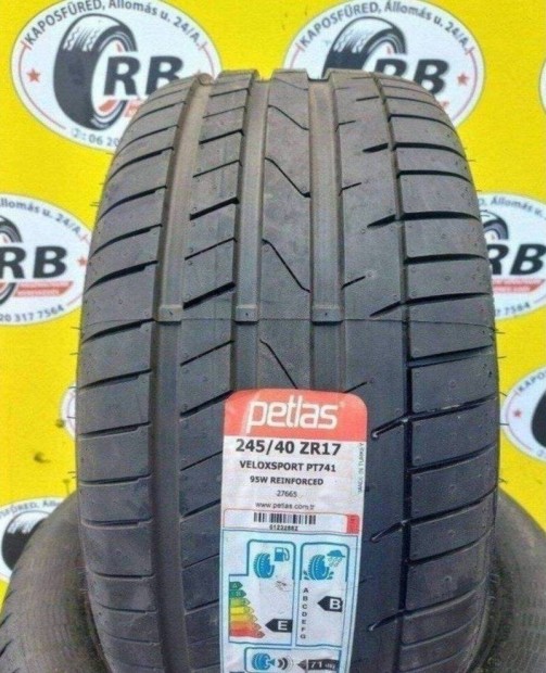 245/40 r17 j Petlas nyri 2020 32000 Ft/db