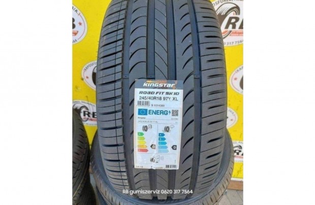 245/40 r18 Kingstar nyárigumi, Évjárat 2023 34 500 Ft/db