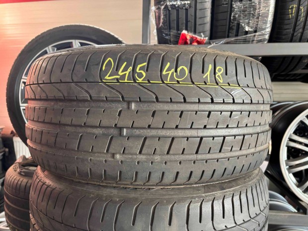 245/40 r18 Pirelli Pzero 2020 6,5mm nyárigumi 2db eladó 245/40r18
