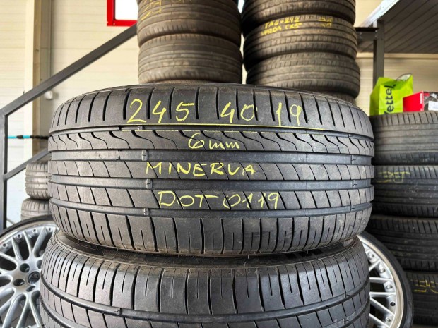 245/40 r19 nyrigumi garnitra elad 245/40r19 4db Minerva Semperit