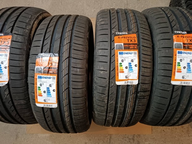 245/40z r19 98Y XL Tracmax TX3 nyári gumi garnitúra