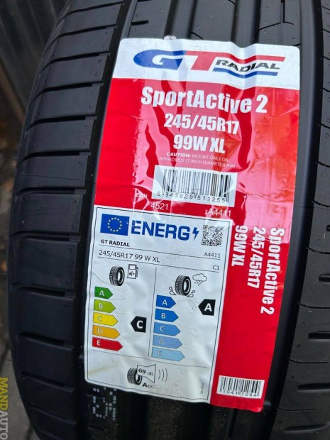 245/45R17 Gtradial Sportactive 2(XL),j nyrigumi