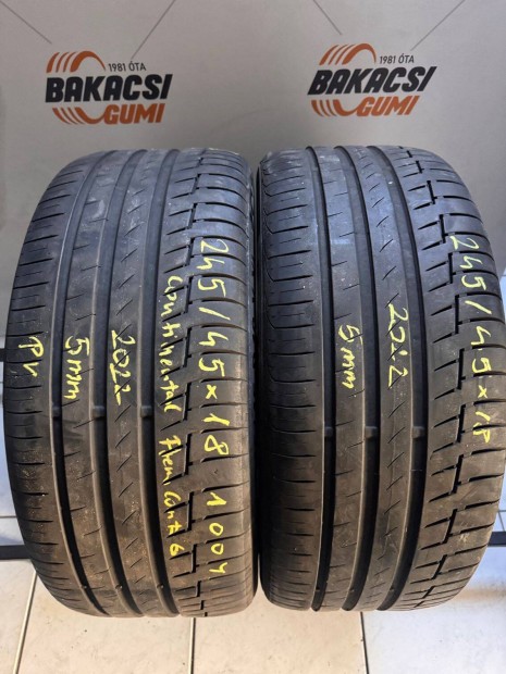 245/45R18 245 45 18 245/45x18 Continental nyári gumi eladó