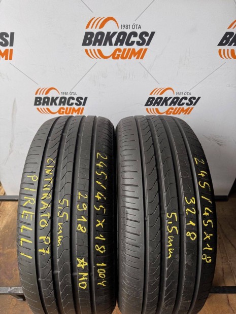 245/45R18 245 45 18 245/45x18 Pirelli nyári gumi eladó
